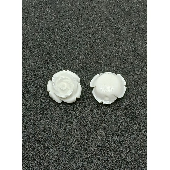 2 pezzi rosa in resina...